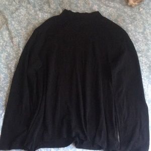 Women’s Simple Black Turtleneck